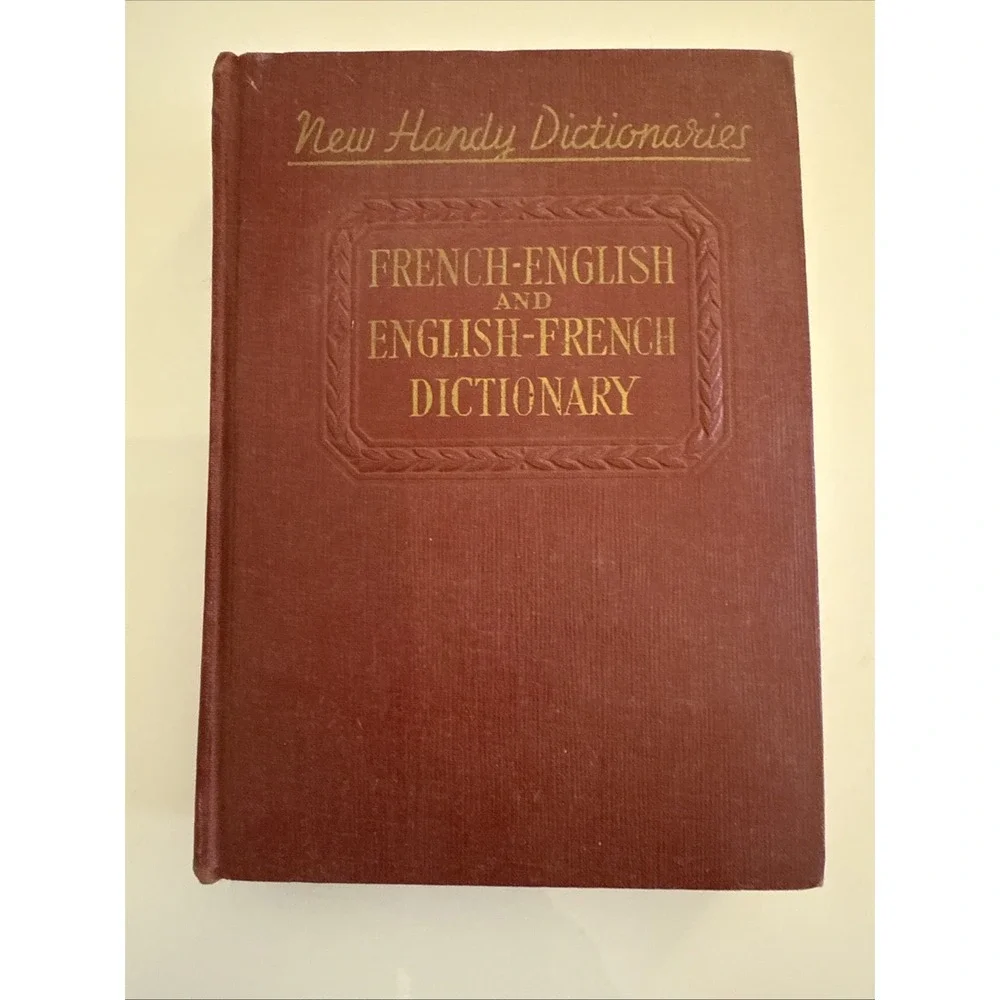 New‎ Handy Dictionaries French-English And English-French Dictionary 1944 USA